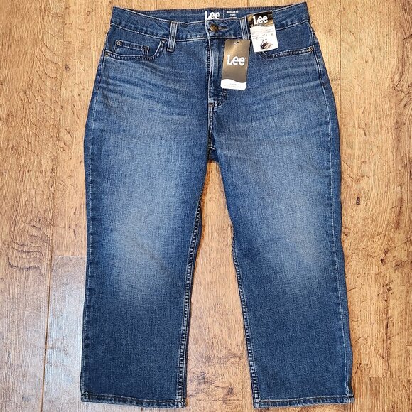 Lee Denim - LEE Mid-Rise Capri Jeans - Sz 12 - NEW NWT